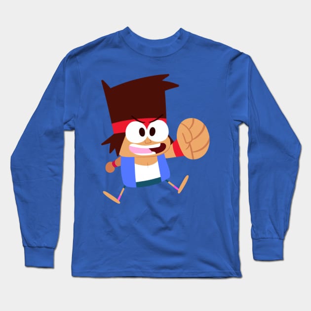 OK KO - KO Long Sleeve T-Shirt by 8bitmonkey